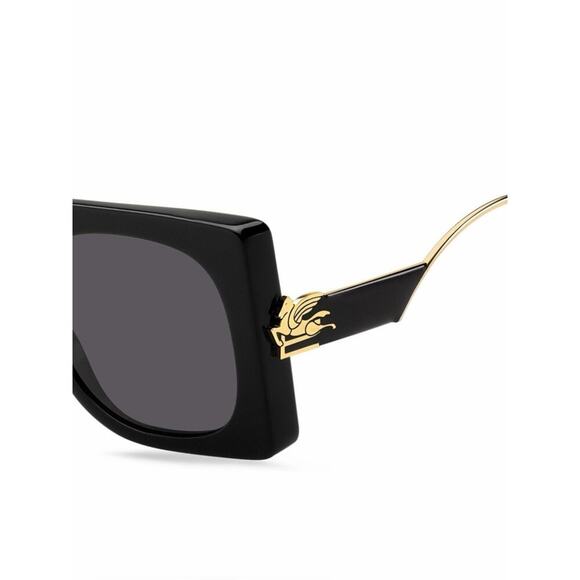 New, ETRO Sunglasses ETRO0026/S 807IR Oversized Square Black Frame main image 5